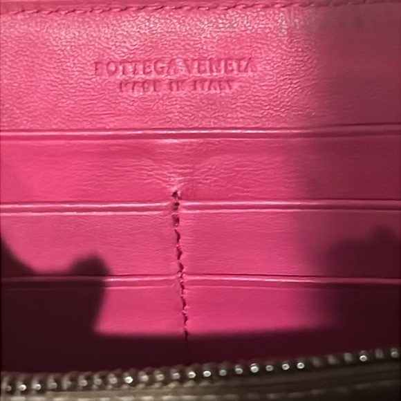 Bottega Veneta Intrecciato Orchid Purple pink Zip Wallet - Picture 3 of 15